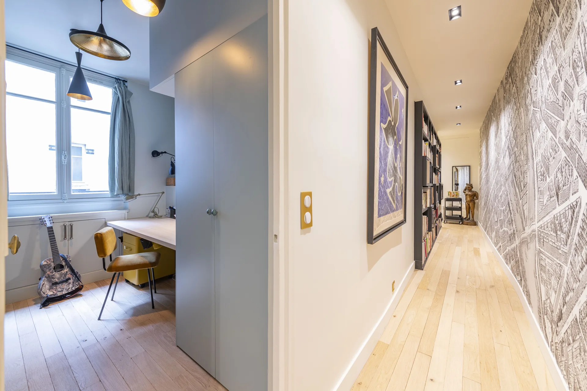 Rénovation d'appartement haussmannien à Paris — projet 2 réalisé par Attapro Bati