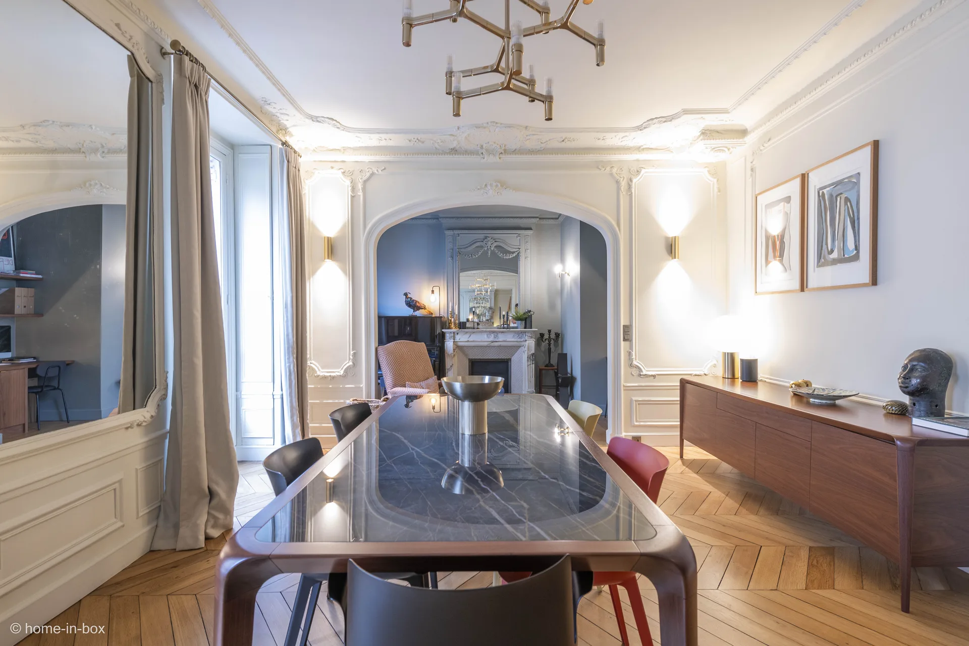 Rénovation d'appartement haussmannien à Paris — projet 60 réalisé par Attapro Bati