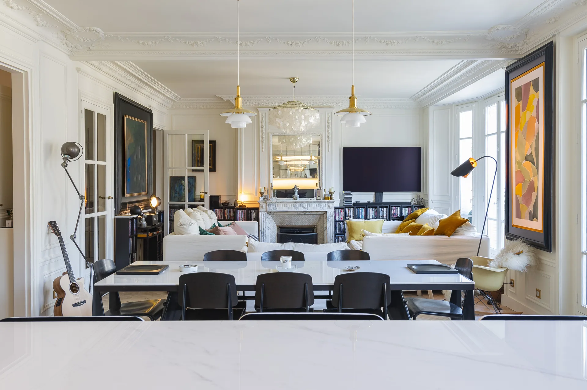 Rénovation d'appartement haussmannien à Paris — projet 57 réalisé par Attapro Bati